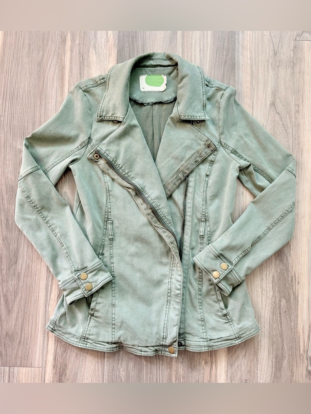 Anthropologie Olive Green Jacket Size S